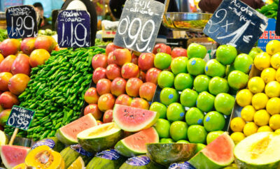 Lokale markt in Santiago de la Ribera